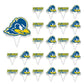 Desert Cactus University of Delaware UD Fightin Blue Hens Food Picks, Cupcake and Cake Toppers, Cake Pop Sticks - 25 Pcs Party Supplies
