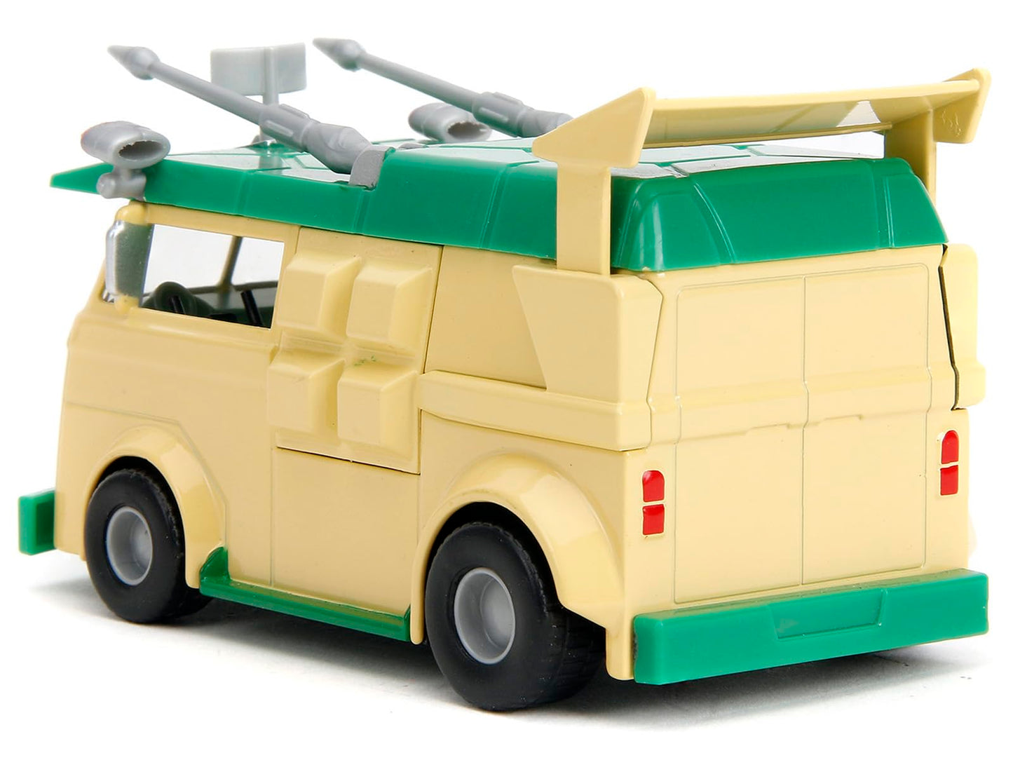 Party Wagon Green and Beige Ninja Turtles Hollywood Rides Series Diecast Model Car by Jada 34723