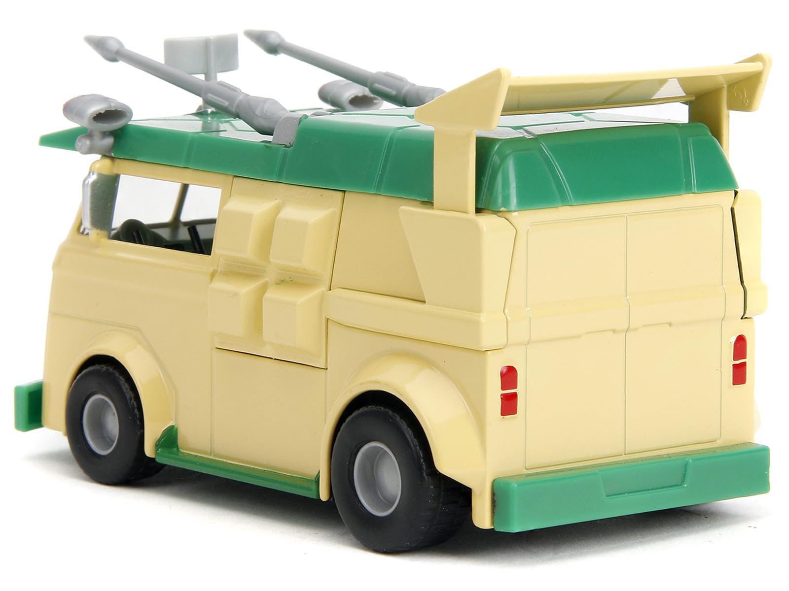 Party Wagon Green and Beige Ninja Turtles Hollywood Rides Series Diecast Model Car by Jada 34723