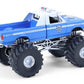 1990 F 350 Monster Truck NYPD (New York Police Department) Blue with White Top Kings of Crunch - Hot Pursuit Special Edition 1/64 Diecast Model Car by