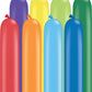 Qualatex 99321 Carnival Assortment Latex Balloons, 260Q, Multicolor, Pack of 100