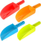 LoayBhok Beach Shovel Toys for Kids: Heavy Duty Plastic Sand Shovels Tools for Toddlers - 4 Pack Outdoor Digging Sandbox Toys Sets