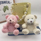 YUKOUQIAN Bear Stuffed Animals Mini Plush Toy Keychain Small Plushies for Kids Girls Boys 4.9 Inch (Keychain Bear Pink)