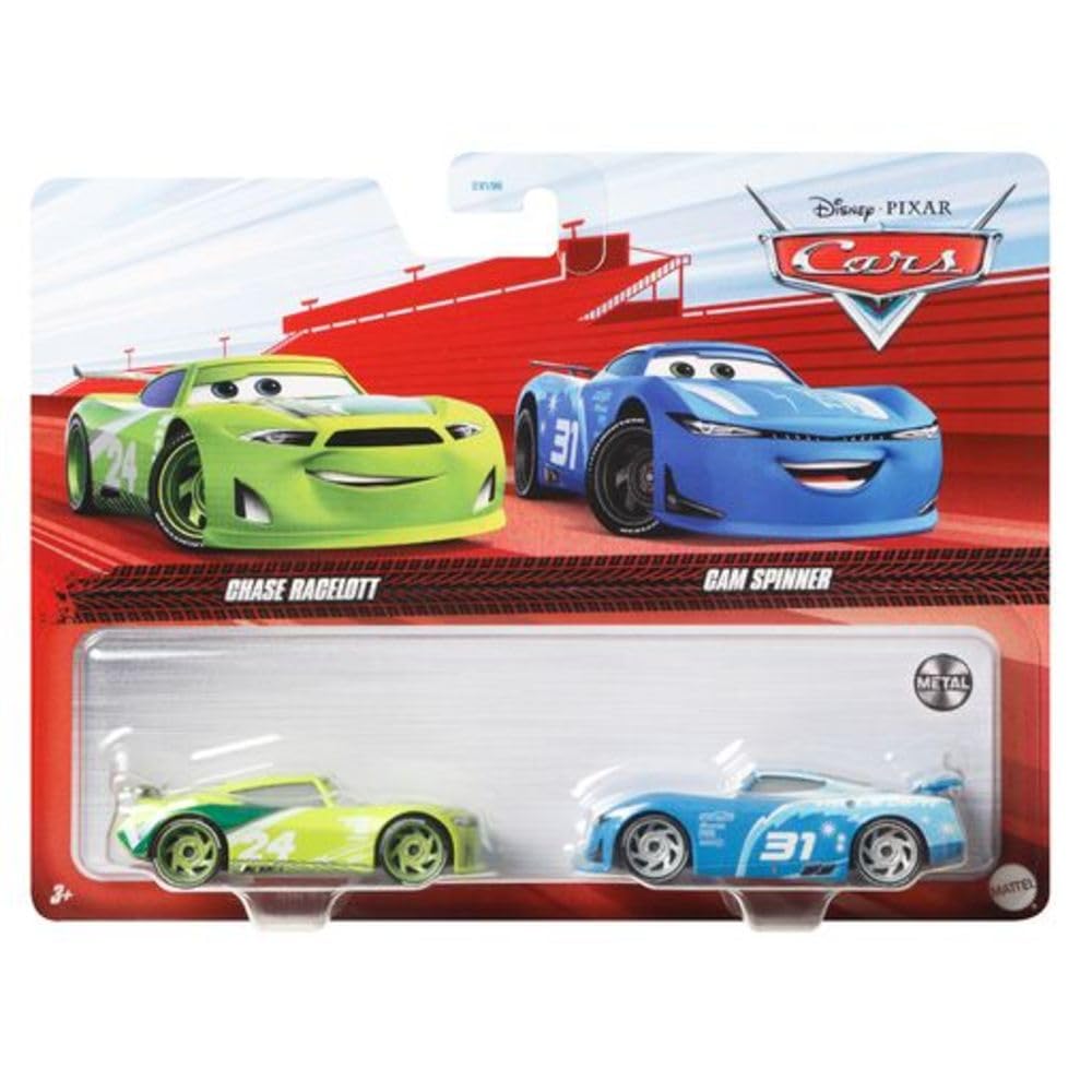 Disney Cars Toys and Pixar Cars 3, NG Vitoline & Triple Dent 2-Pack, 1:55 Scale Die-Cast Fan Favorite Character Vehicles for Racing and Storytelling