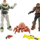 Mattel Disney and Pixar Lightyear Toy Figures & Accessories, Space Ranger Defense Set with Izzy & Buzz Lightyear Action Figures, Bug & 2 Weapons