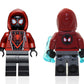 LEGO Marvel Superheroes Spider-Man Across The Spider-Verse Minifigure - Miles Morales Minifigure with Skateboard, Spider, Cool Web Blasts,