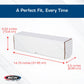 BCW 14-Inch Toploader Storage Box - 5 Pack | Holds 210 Toploaders | Durable Cardboard Organizer for Sports & Trading Cards