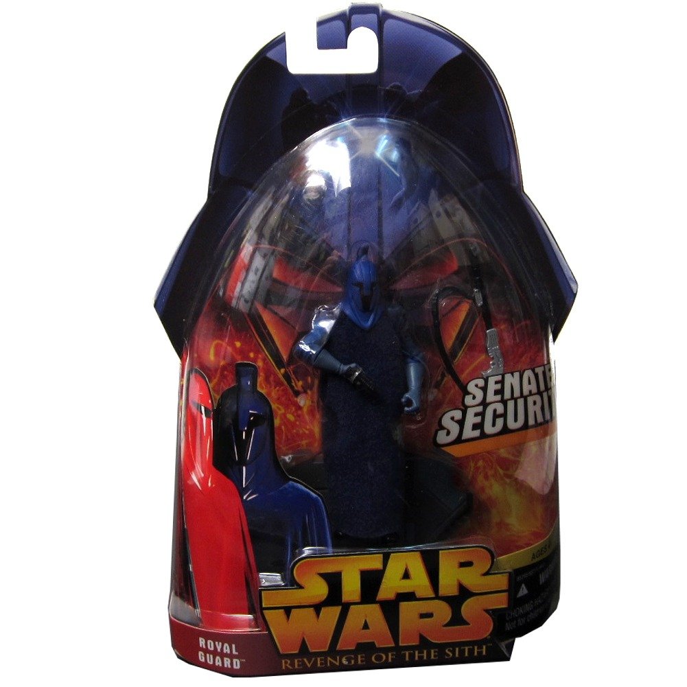 Star Wars, Episode III Revenge of the Sith Action Figure, Royal Guard (Blue) #23, 3.75 Inches