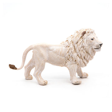 Papo - Realistic White Lion Figure Toy for Kids - Ages 3+ - Wild Life Collection - Educational Play Wildlife Discovery - Gift Idea Toy for Girls