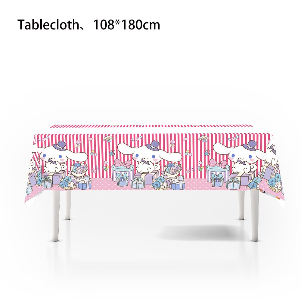 HABITZ 2pcs Children Birthday Party Tablecloth Table Cover,Children Birthday Supplies Decorations (4)