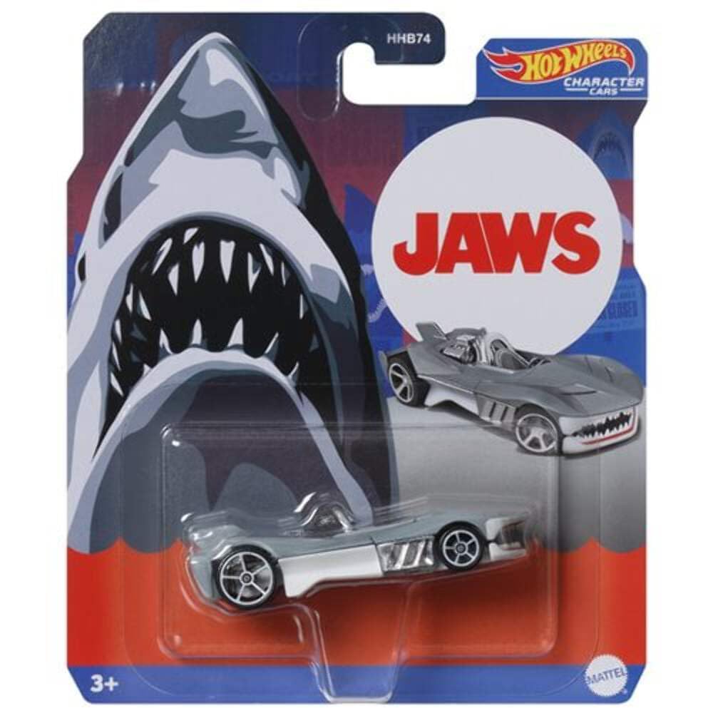 Hot Wheels Jaws Movie Shark Character Car 1:64 Diecast