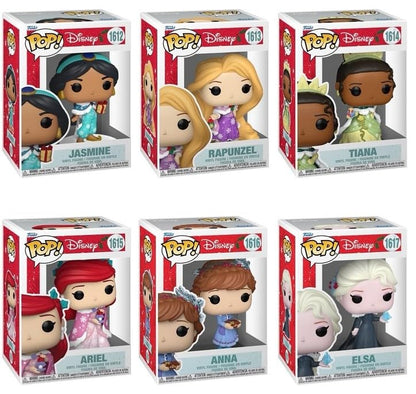 Funko Disney Princess Holiday 2025 Pop! Complete Set (6)