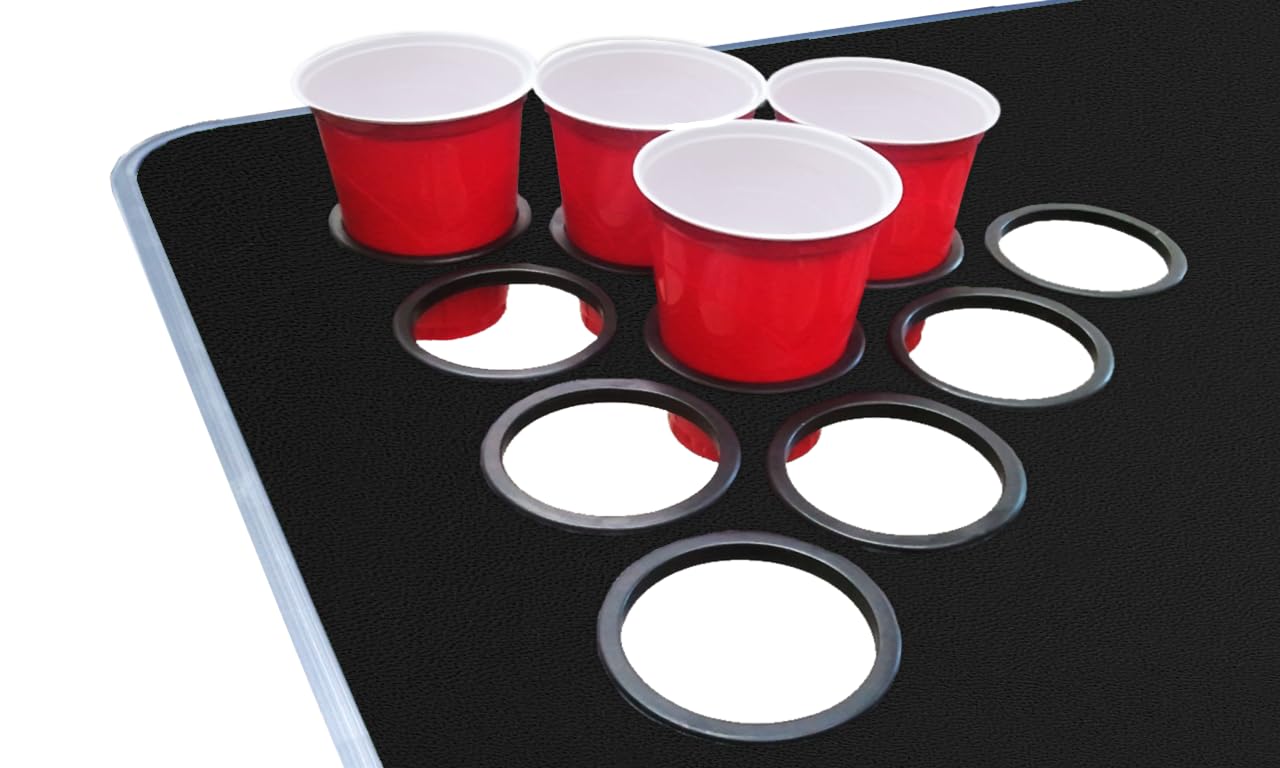 8-Foot Professional Beer Pong Table w/Cup Holes - Cleveland Football Field
