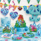 Blue's Clues Party Hats with Pop-Out Ears - Pack of 8 - Fun & Unique Design - Perfect for Kids Birthday Celebrations & Themed Events