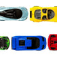 Hot Wheels Premium Car Culture Speed Machines 5-Pack of Toy Cars, Full Metal Body, Real Riders Tires, 1:64 Scale Sports Cars, for Collectors