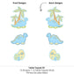 Big Dot of Happiness Baby Boy Dinosaur - Baby Shower, Birthday Party Centerpiece Sticks - Table Toppers - Set of 15