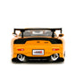 Jada Toys JDM Tuners 1:24 Scale Die-Cast 1993 Mazda RX-7 (FD) HKS, Opening Doors, Detailed Interior, Rubber Tires, Collectible for Ages 8+(Yellow