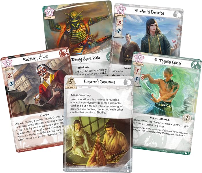 Legend of The Five Rings: The Card Game The Children of Heaven Dynasty Pack - Tactical Strategy Game for Kids & Adults, Ages 14+, 2 Players, 45-90