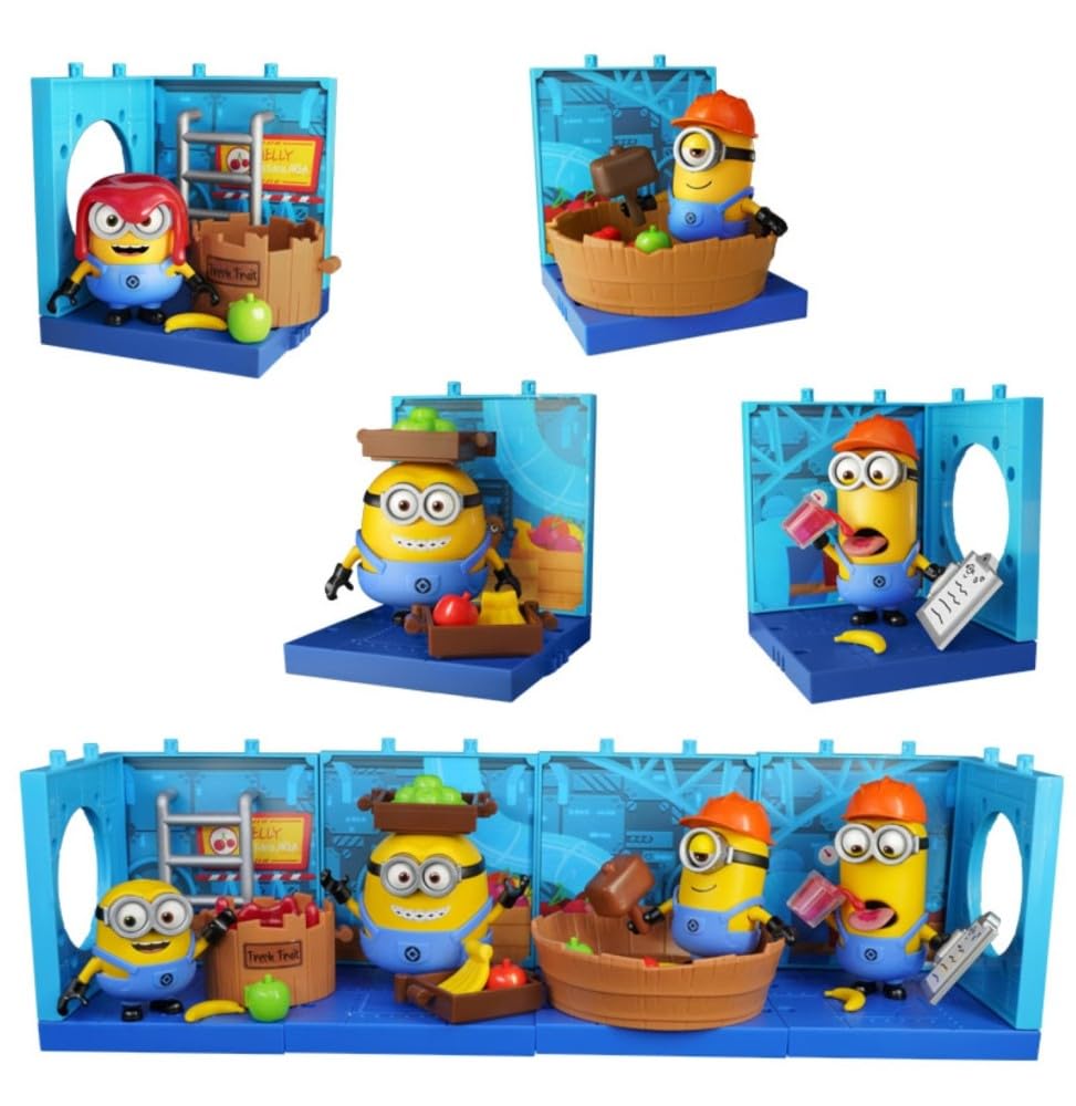 BLOKEES - Minions - PreCool - Series 1: Jelly Factory Model Kit Display