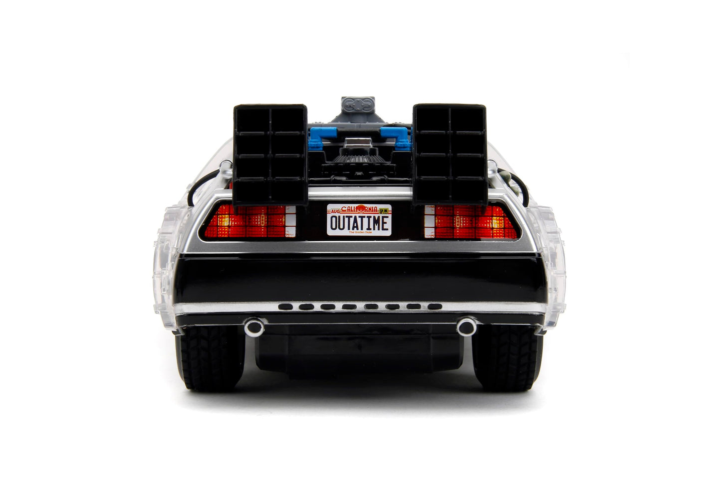 Jada Back to the Future 1:16 Time Machine RC Radio Control Car, Toys for Kids and Adults