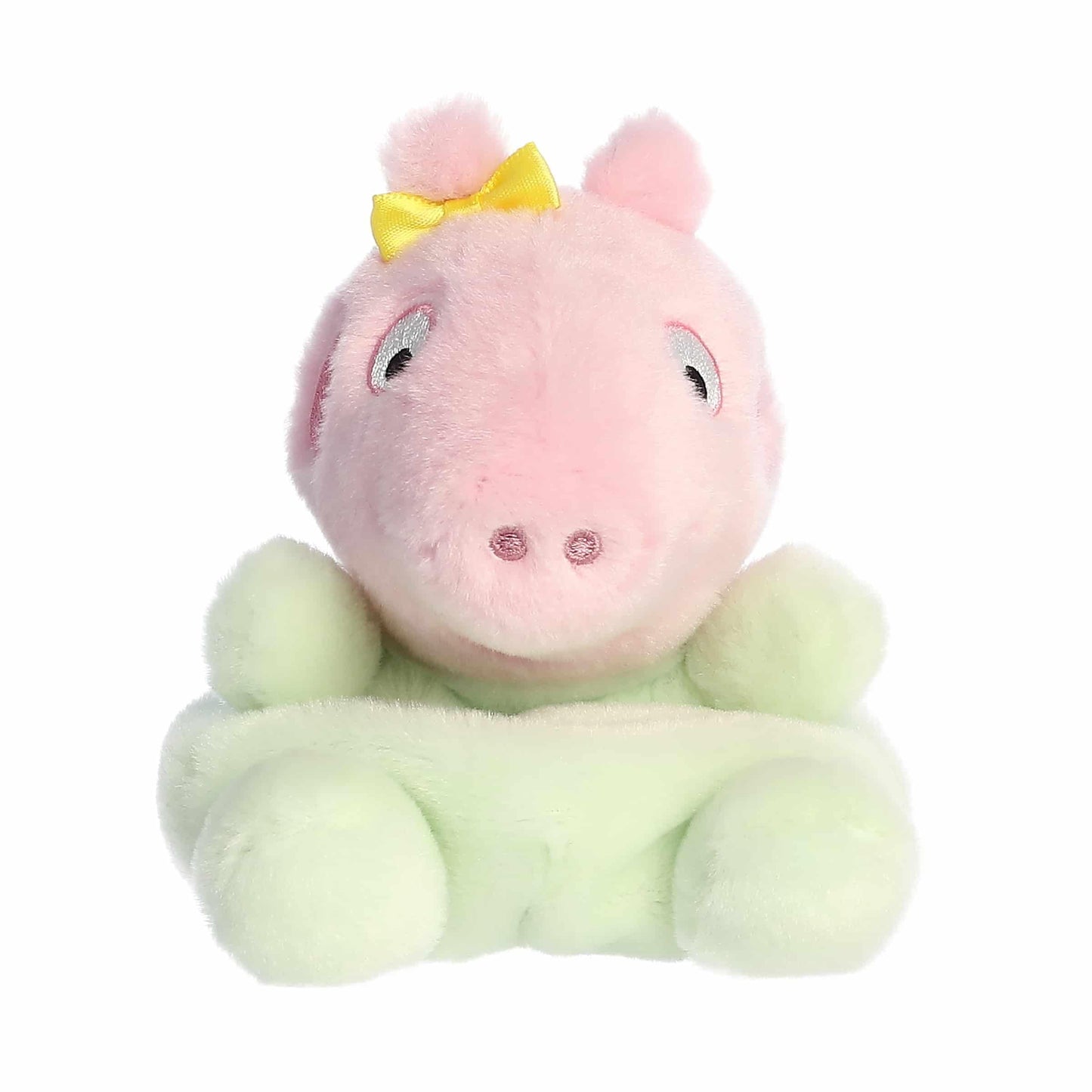 Aurora® Playful Peppa Pig™ Evie Baby Pig Palm Pals™ Stuffed Animal - Officially Licensed Toys for All Fans - Perfect for Birthdays, Adults and Kids