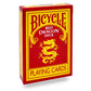 Bicycle Dragon Deck - Reverse Back Red Limited Edition Year of The Dragon Playing Cards