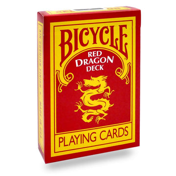 Bicycle Dragon Deck - Reverse Back Red Limited Edition Year of The Dragon Playing Cards
