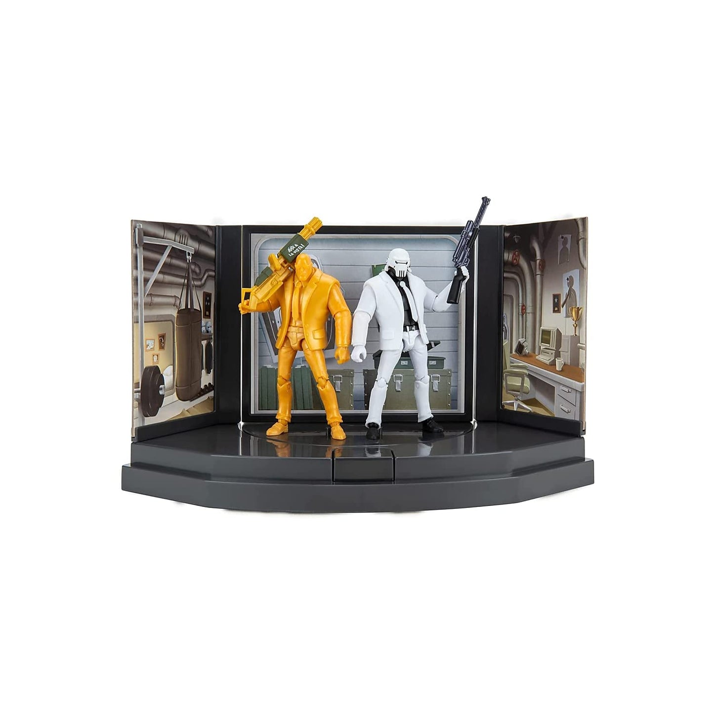 Jazwares FORTNITE 2 Figure Pack Agent's Room Brutus(FNT1017)