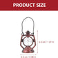 3 Pcs Mini Dollhouse Lanterns - Red Copper Kerosene Lamp Micro Landscape Ornaments for Fairy Garden, Halloween, Christmas, Diorama, Terrarium, Porch