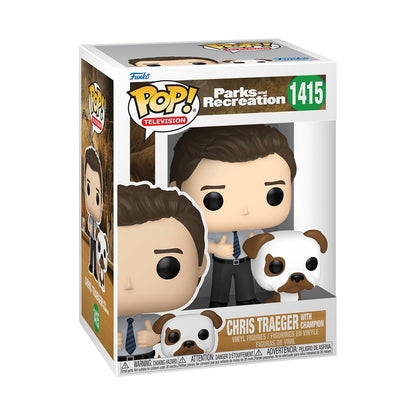 Funko POP! & Buddy: Parks & Recreation 15th Anniversary - Chris & Champion
