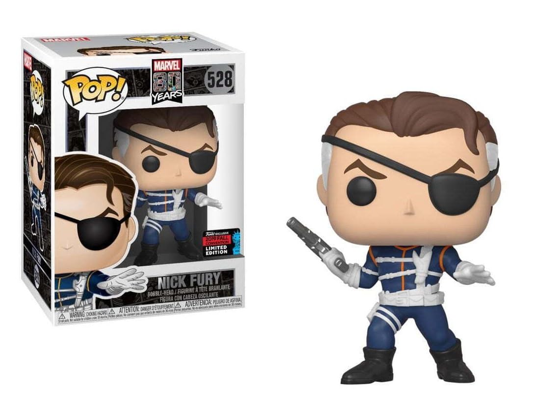 80th Anniversary Funko POP! Marvel Nick Fury Exclusive Vinyl Figure #528