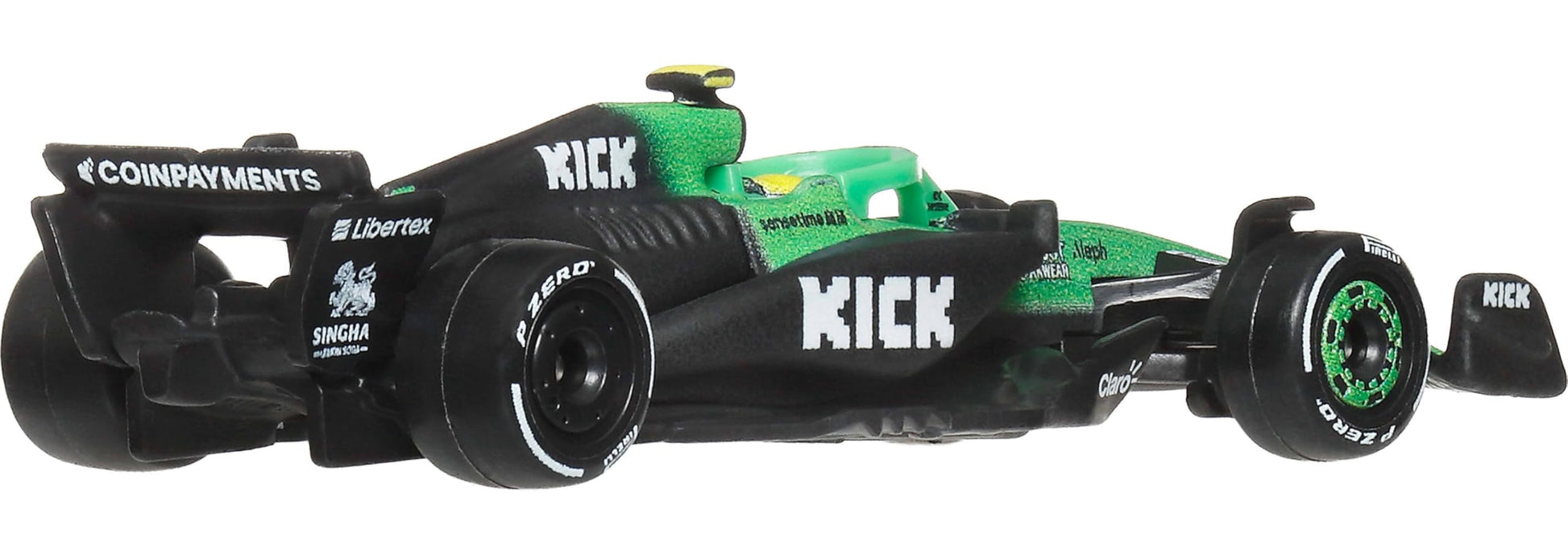 Hot Wheels 1:64 Scale Premium Die-Cast Formula 1 Collectible Toy Race Car with Real Riders Tires & Metal/Metal Body & Chassis