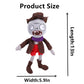 BASHERISE PVZ Plush Toys, 3 PCS Set: Purple, Newspaper Gray, Red Pants Cowboy Zombies Soft Plush Toys, Great Gift for Kids & Game Fans