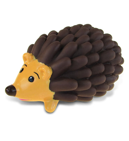 DolliBu Hedgehog Bath Buddy Squirter - Floating Brown Hedgehog Rubber Bath Toy, Fun Water Squirting Bathtime Play for Toddlers ,Cute & Soft Wild Life