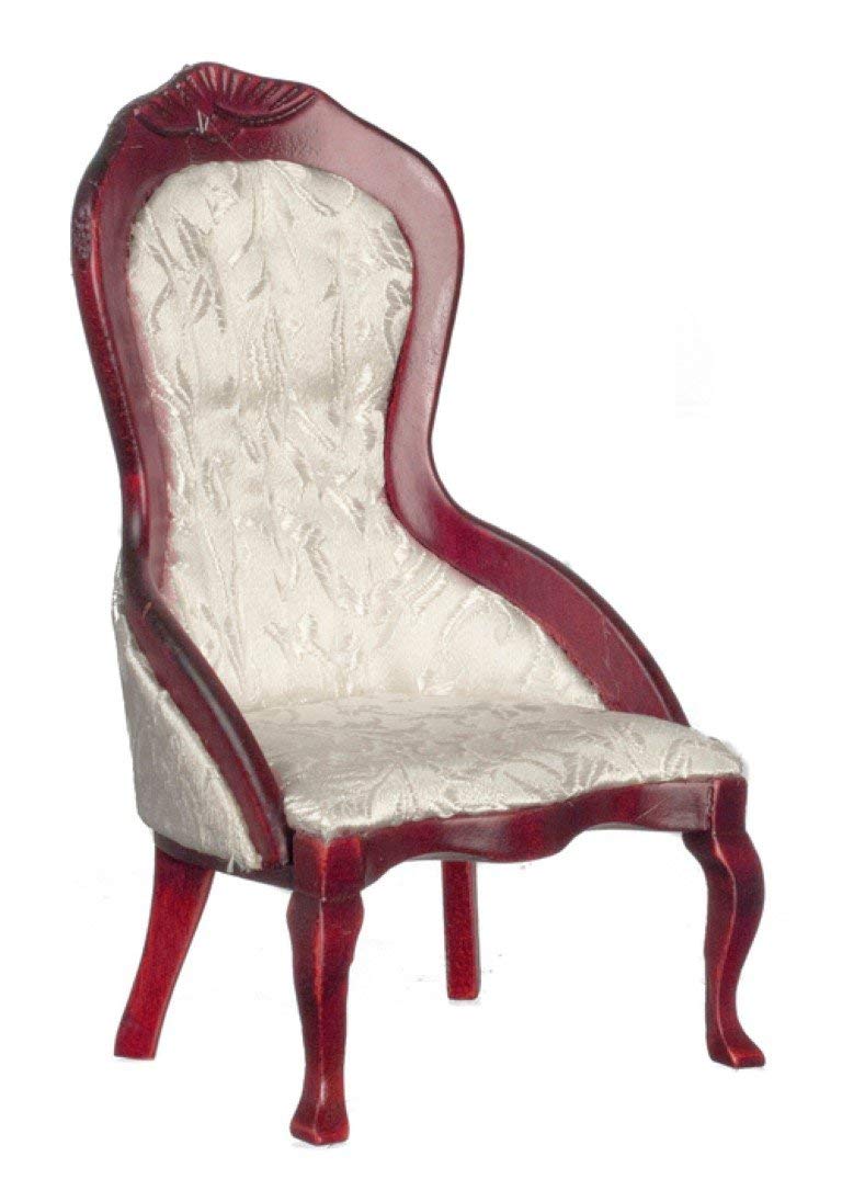 Melody Jane Dollhouse Mahogany & White Victorian Living Room Furniture 5 Pc Set Miniature