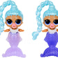 LOL Surprise Mermaids! Makeover Magic Baby Sisters 2 Pack with DIY Wearable Lip Gloss Makeup for You and Your Doll, Fun Water Play, Kids Gift Ages 4+
