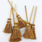 10Pcs Witch Broom, Miniature Broom Props Artificial Mini Fairy Hopuse, Mini Straw Fairy Micro Landscape Decoration Witch Sweeping