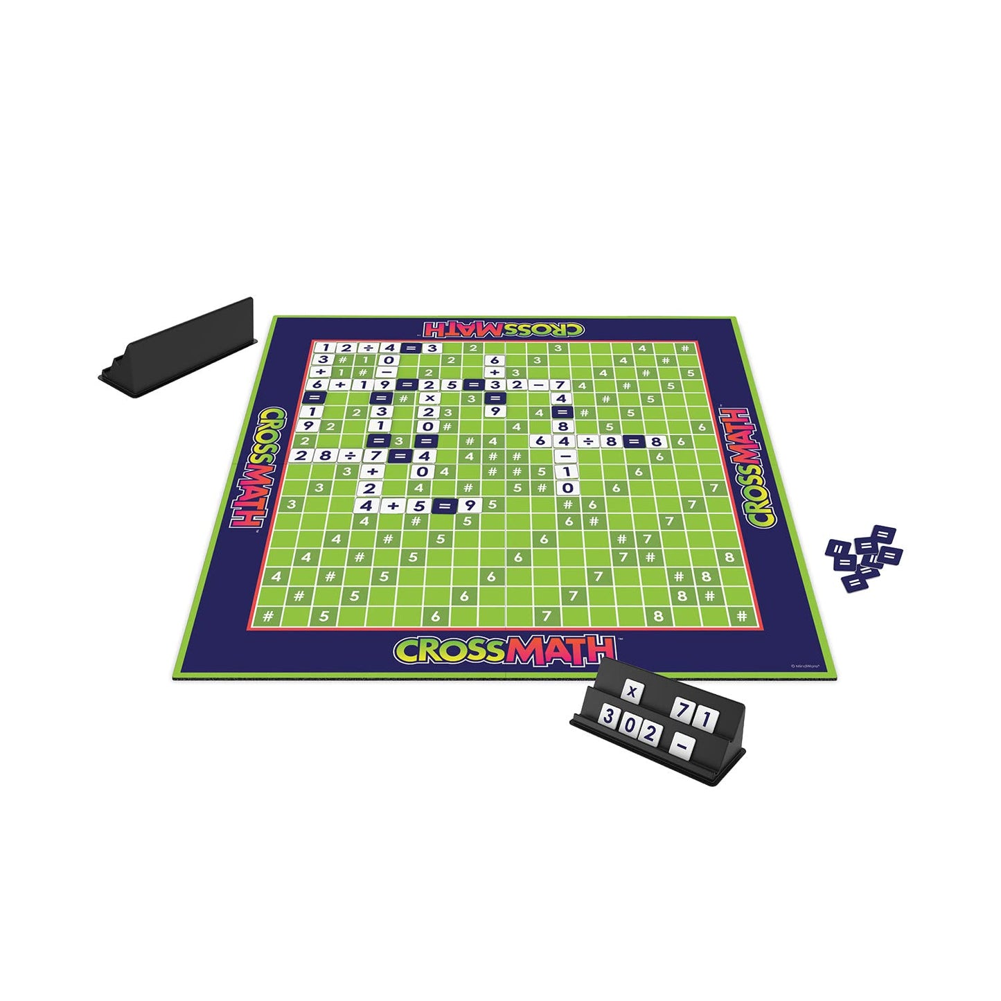 MindWare CrossMath - Engaging 2-4 Player Math Games for Kids, Multiplication Game - Includes Additional Activities and Guidebook