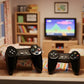 2Pcs Dollhouse MiniatureGamepad Model Game Controller, Funny Gamepad Model, 1:12Dollhouse Decor Accessories