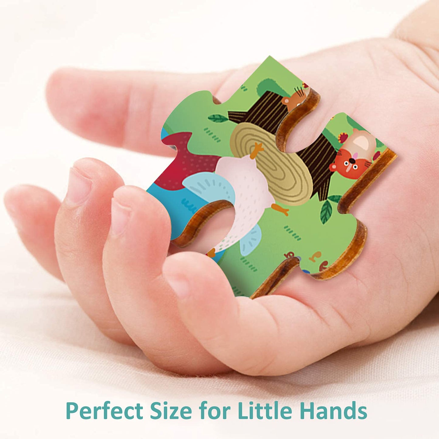 MoinKidz 24 Piece Puzzles for Kids Ages 3-5 Forest Musicians