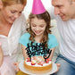Keoysek Happy Birthday Cake Topper, Black Acrylic Versatile Cake Topper