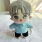 niannyyhouse 10cm 15cm 20cm Plush Doll Clothes Solid Shirt Soft Stuffed Plush Toy Dress Up Accessories (a2, 10cm)