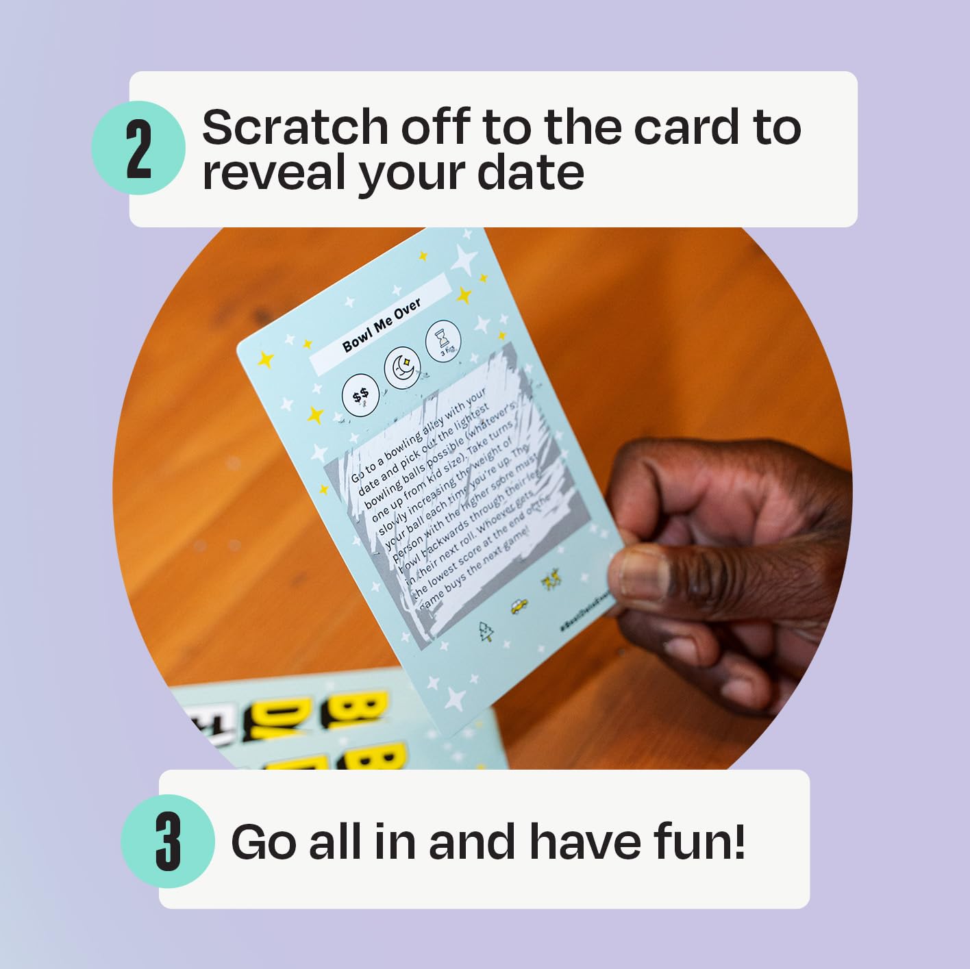 DSS Games Best Date Ever! [40 Surprise Scratch Off Dates for Couples, Couples Game Date Activity, 2 Player, Date Night Idea for Girlfriend, Boyfriend