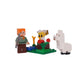 LEGO Minecraft: Alex Minifigure with Baby Llama and Bee