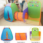 Alvantor® Kids Tent Play Tents & Tunnel 3-in-1 Pop Up Tent with Tunnel Toddler Ball Pit Indoor/Outdoor Tents Fun Toss It Game Zone Playhouse