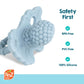 RaZbaby RaZberry Silicone Teether Pacifier - Teething Relief for Infants, Food-Grade, BPA-Free, Hands-Free, Natural Berrybumps Fruit Texture