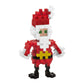 PLUS PLUS Santa Claus - 3D Puzzle Building Block Set Tube, Mini Interlocking Pieces - Fun Holiday Activities for Kids