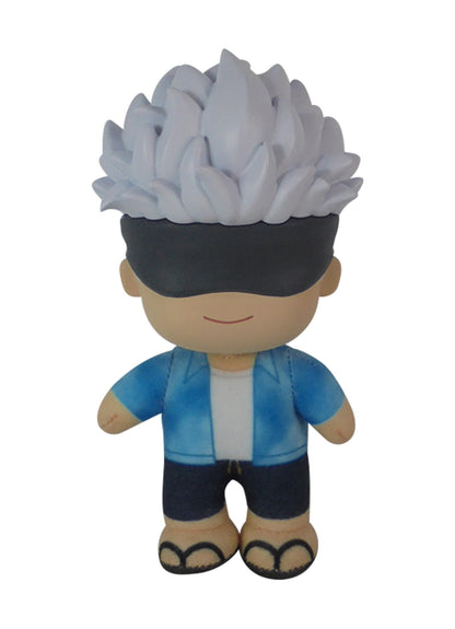 Great Eastern Entertainment Jujutsu Kaisen - Satoru Gojo (Beach) FigureKey Plush 4.5" H