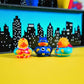Fun Express Superhero Rubber Duckies (1 dz) Superhero Themed Party Favors, Character Toys, Rubber Duckies - Multi-Colored