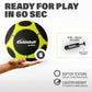 Kickit Kickleball Soccer Tennis Ball Engineered for Pickelball Play, Official Soft Lightweight Ball for Training, Freestyle & Juggling, All Ages